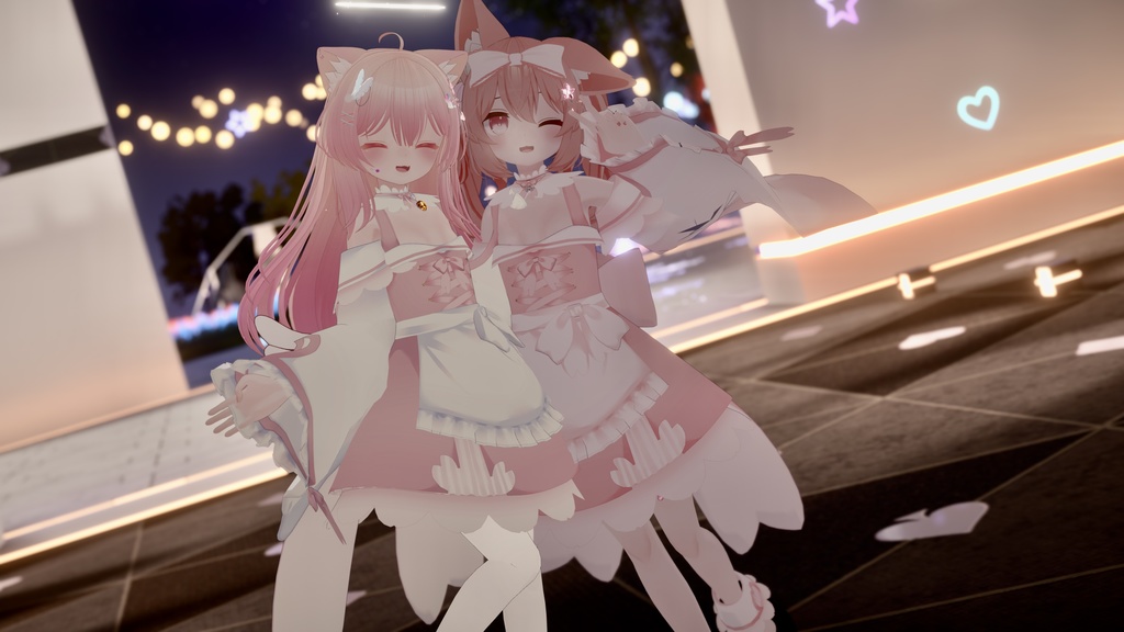 【43アバター対応】サクラメイド【パーティクル付き】