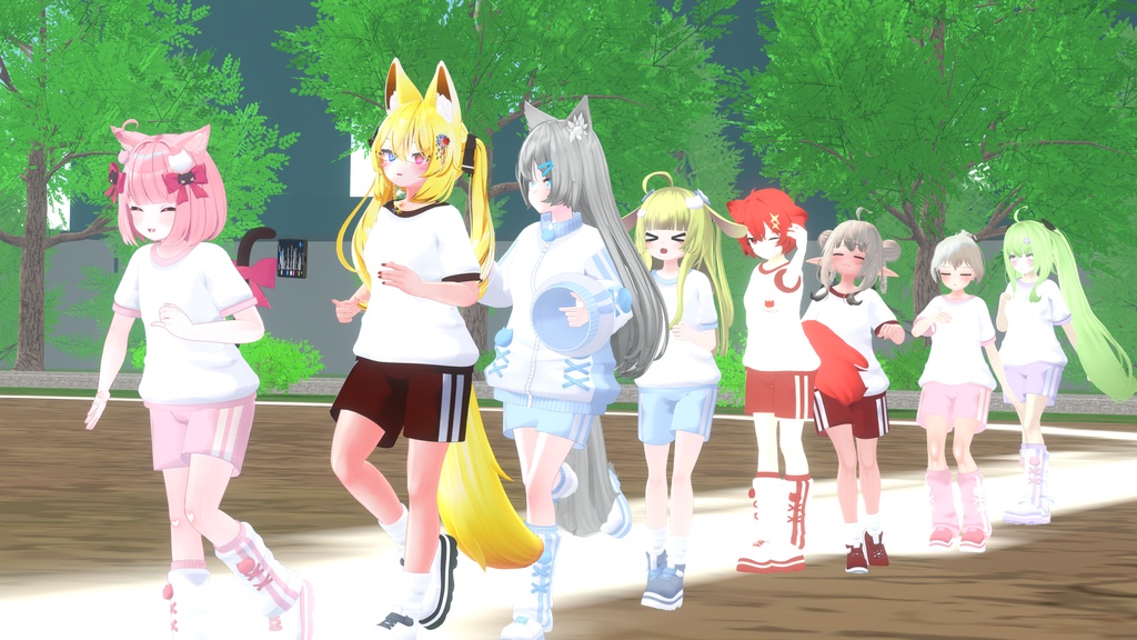 【50アバター対応】ねこねこじゃーじ【アパレルコラボ中】