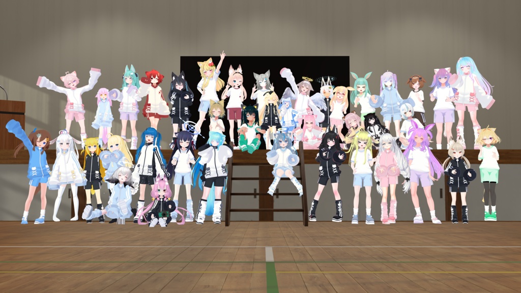 【50アバター対応】ねこねこじゃーじ【アパレルコラボ中】