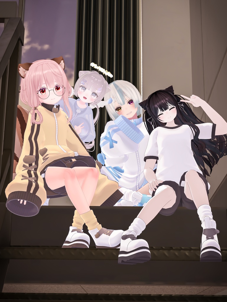 【50アバター対応】ねこねこじゃーじ【アパレルコラボ中】