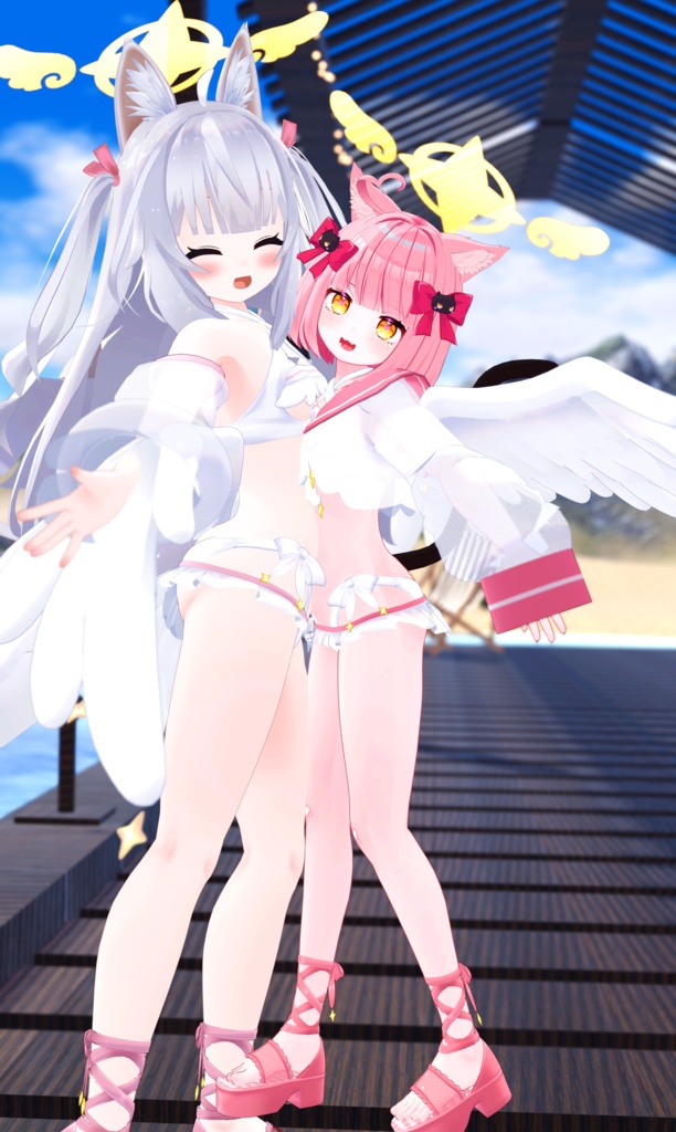 【47アバター対応】てんしちゃんみずぎ