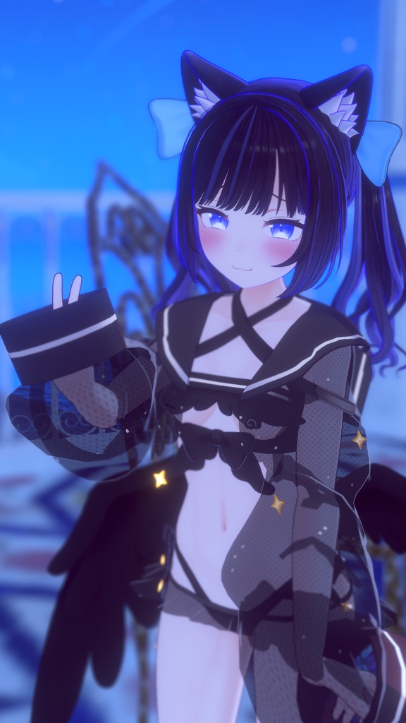 【47アバター対応】てんしちゃんみずぎ