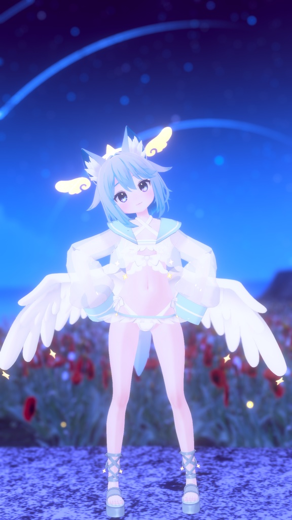 【47アバター対応】てんしちゃんみずぎ