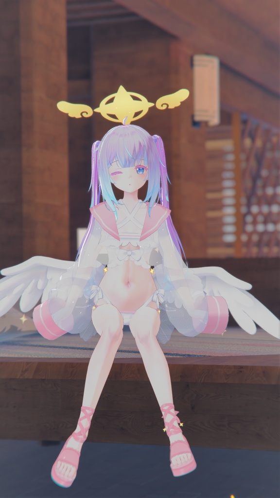 【47アバター対応】てんしちゃんみずぎ