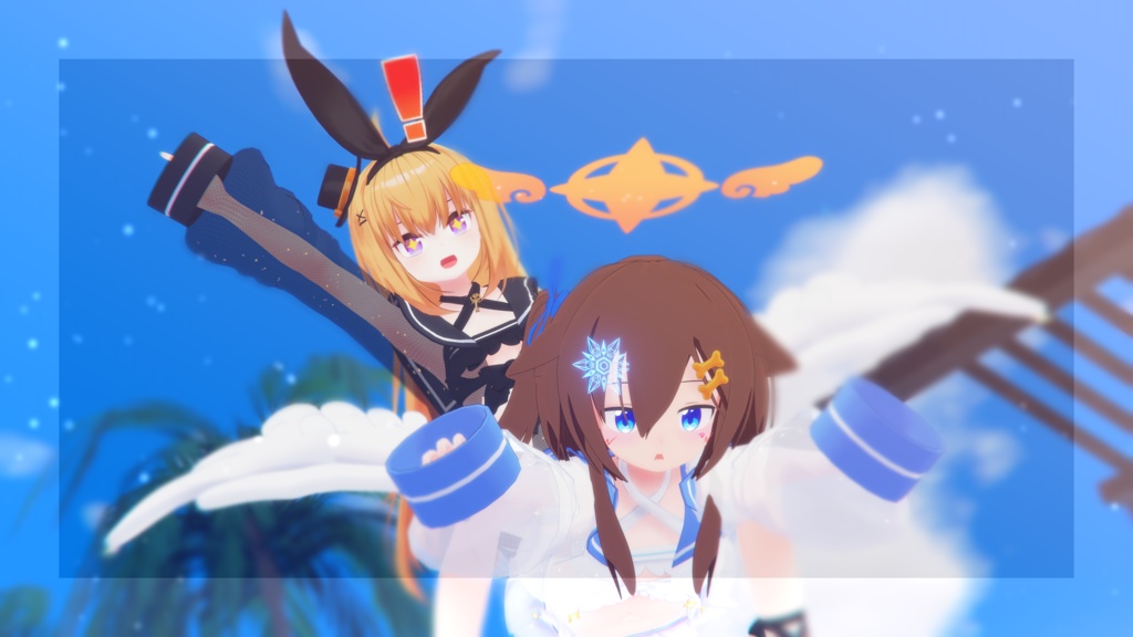 【47アバター対応】てんしちゃんみずぎ