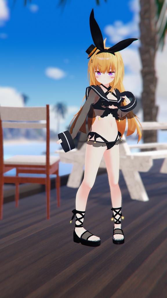 【47アバター対応】てんしちゃんみずぎ