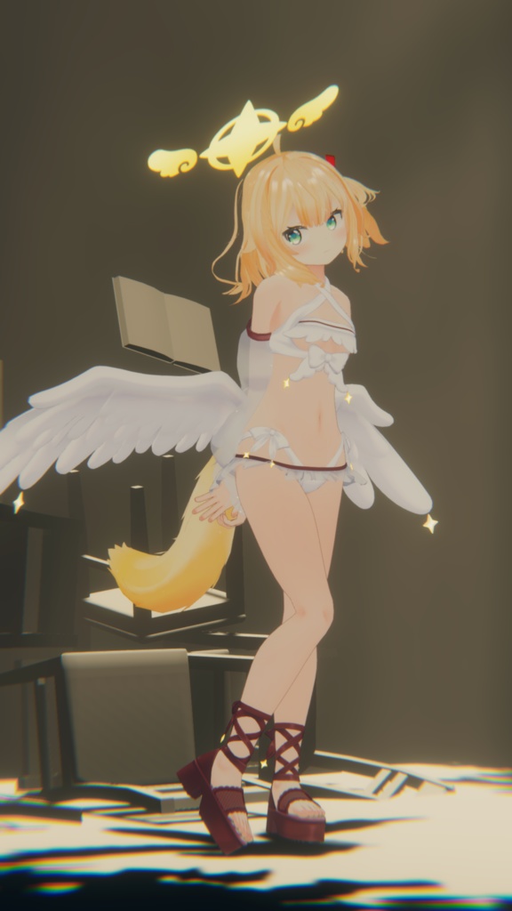 【47アバター対応】てんしちゃんみずぎ