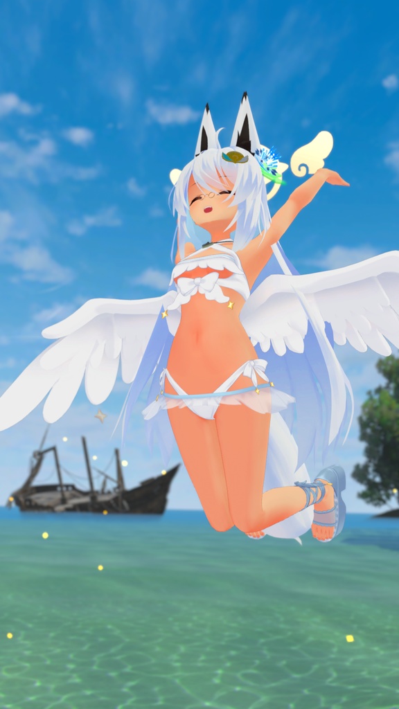 【47アバター対応】てんしちゃんみずぎ