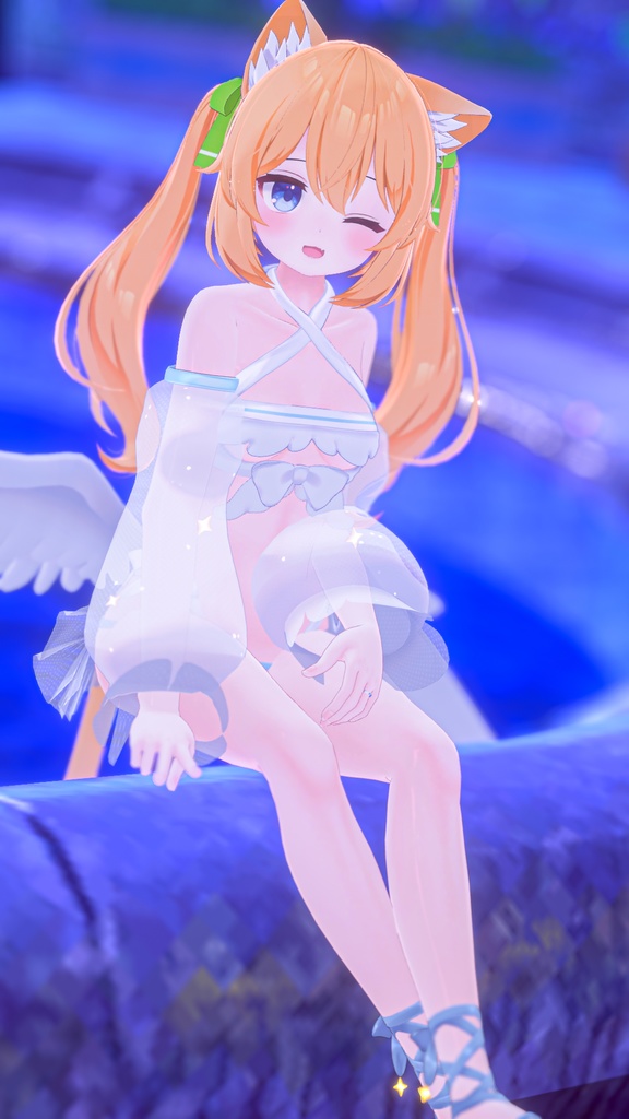 【47アバター対応】てんしちゃんみずぎ