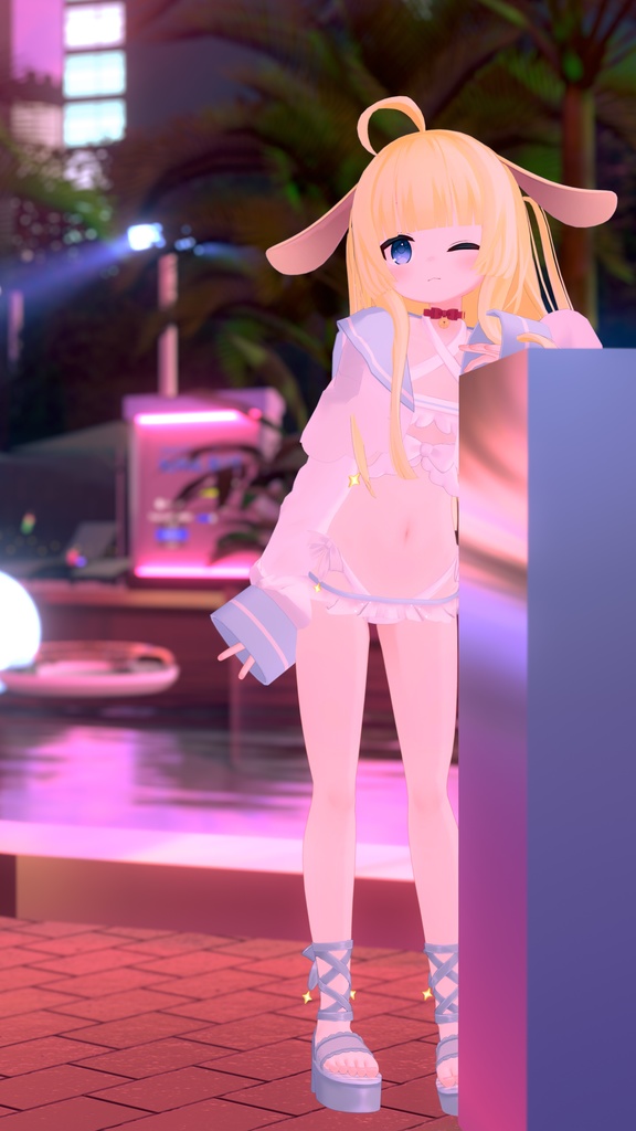 【47アバター対応】てんしちゃんみずぎ