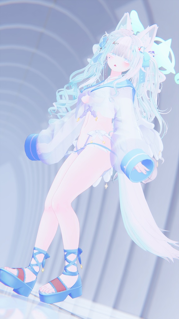 【47アバター対応】てんしちゃんみずぎ