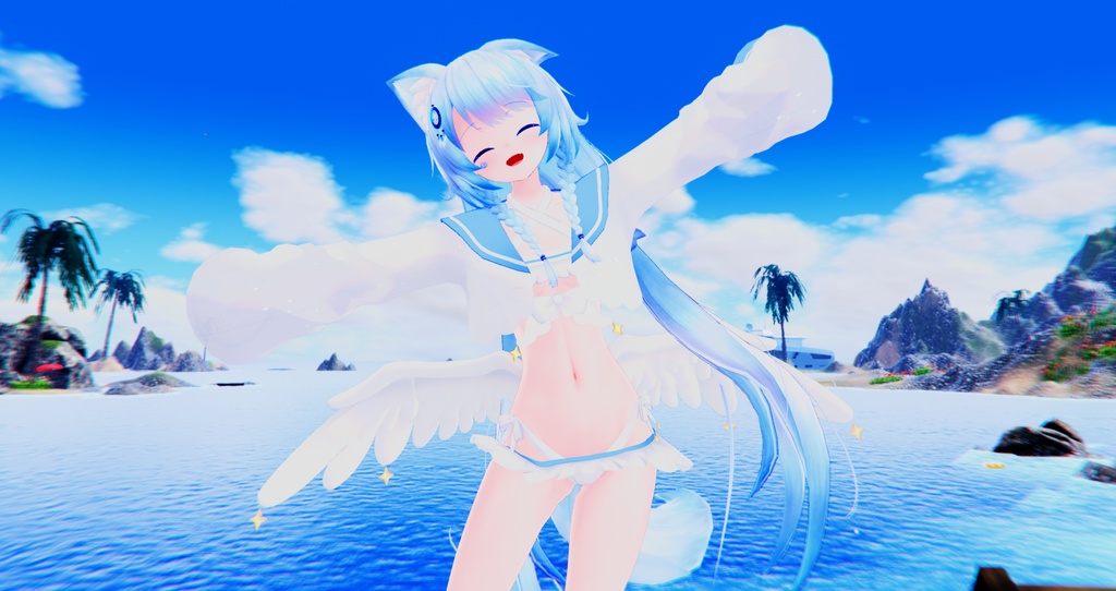 【47アバター対応】てんしちゃんみずぎ