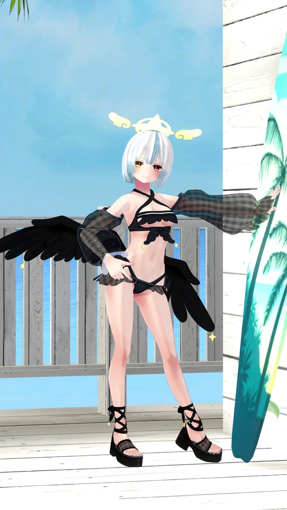 【47アバター対応】てんしちゃんみずぎ