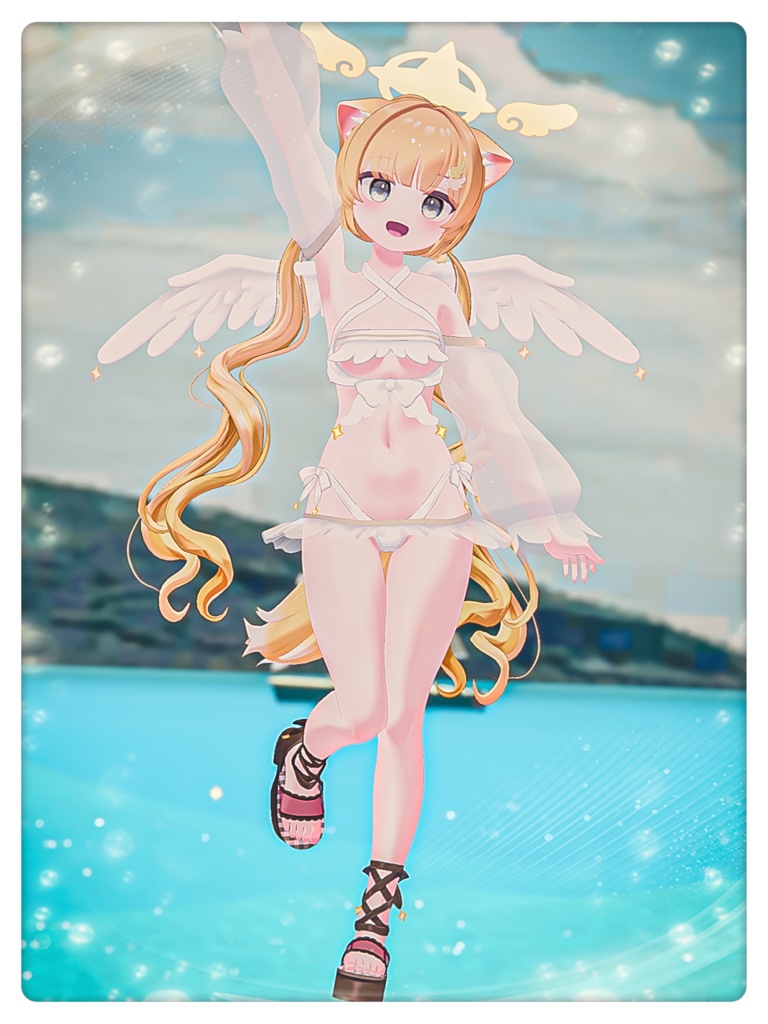 【47アバター対応】てんしちゃんみずぎ