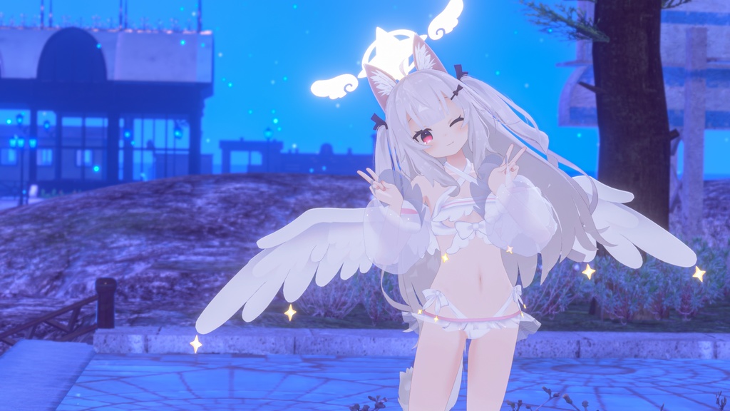 【47アバター対応】てんしちゃんみずぎ