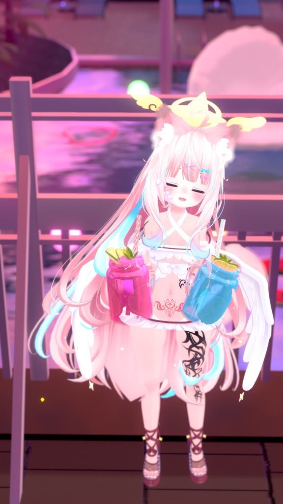 【47アバター対応】てんしちゃんみずぎ