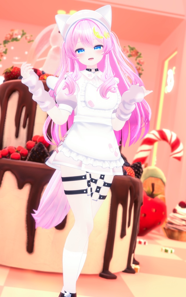 【42アバター対応】ねこねこなーす