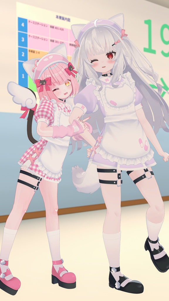 【42アバター対応】ねこねこなーす