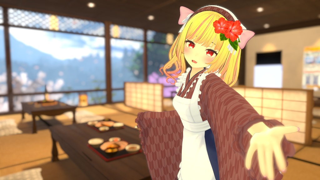 【44アバター対応】Re:和風メイド