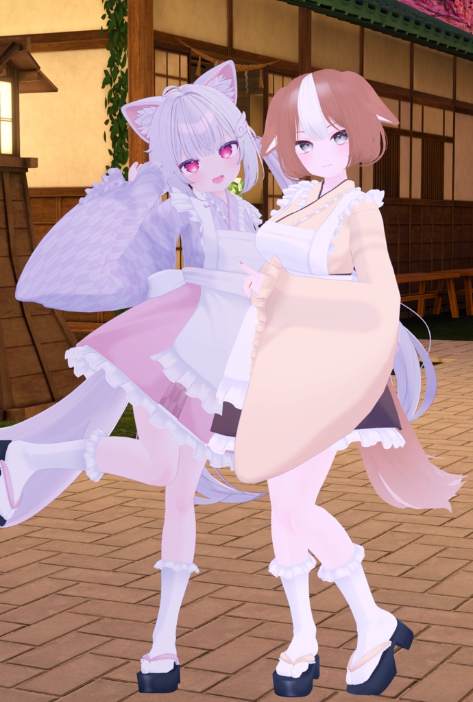 【44アバター対応】Re:和風メイド