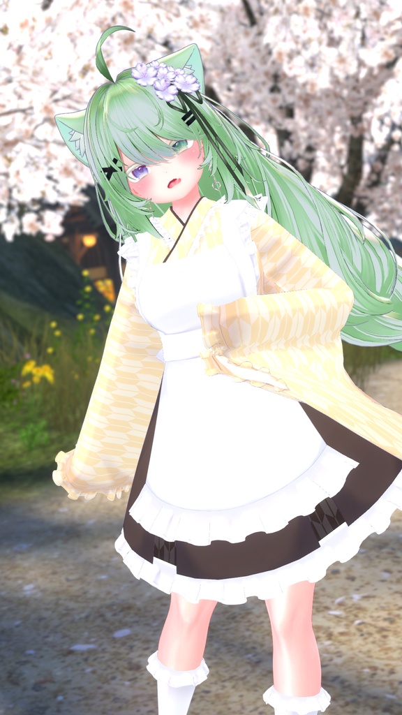 【44アバター対応】Re:和風メイド