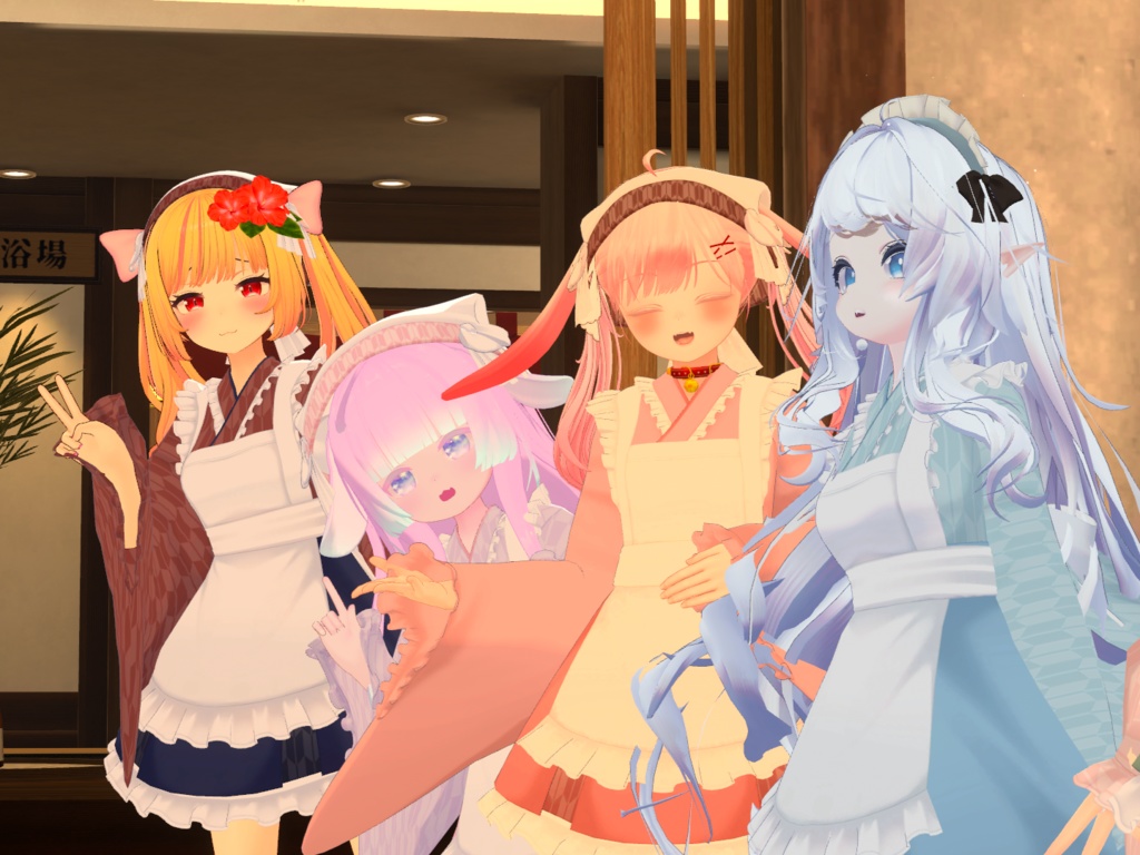 【44アバター対応】Re:和風メイド