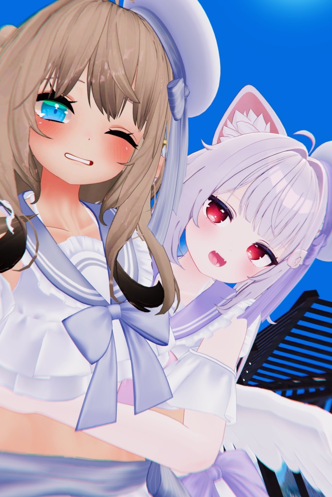 【45アバター対応】フリルマリンビキニ