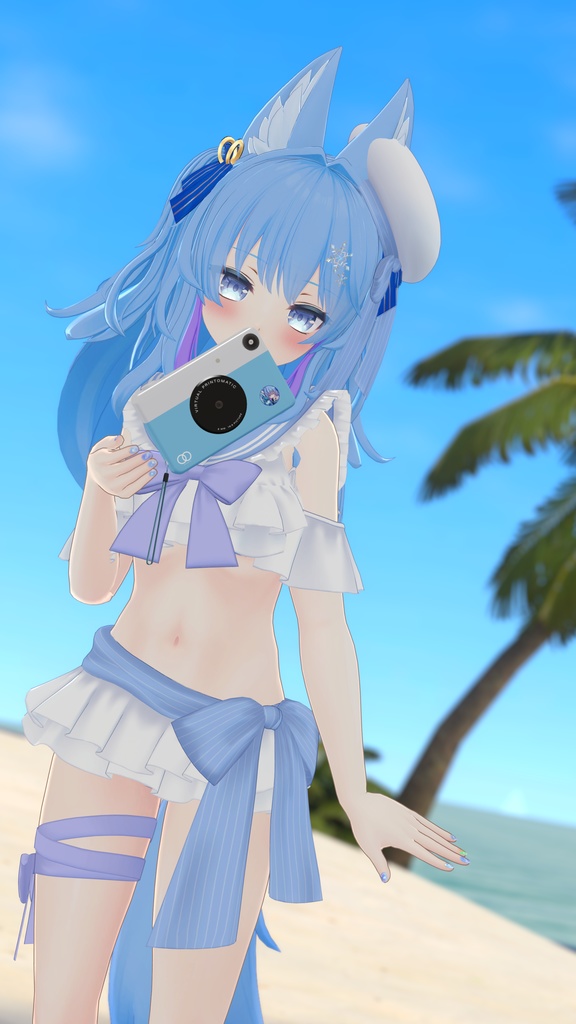 【45アバター対応】フリルマリンビキニ