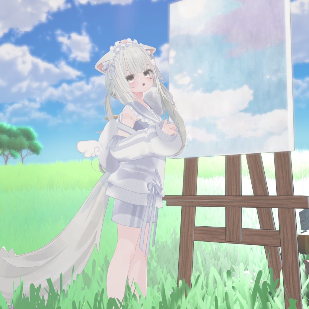 【42アバター対応】ねこてんしこーで