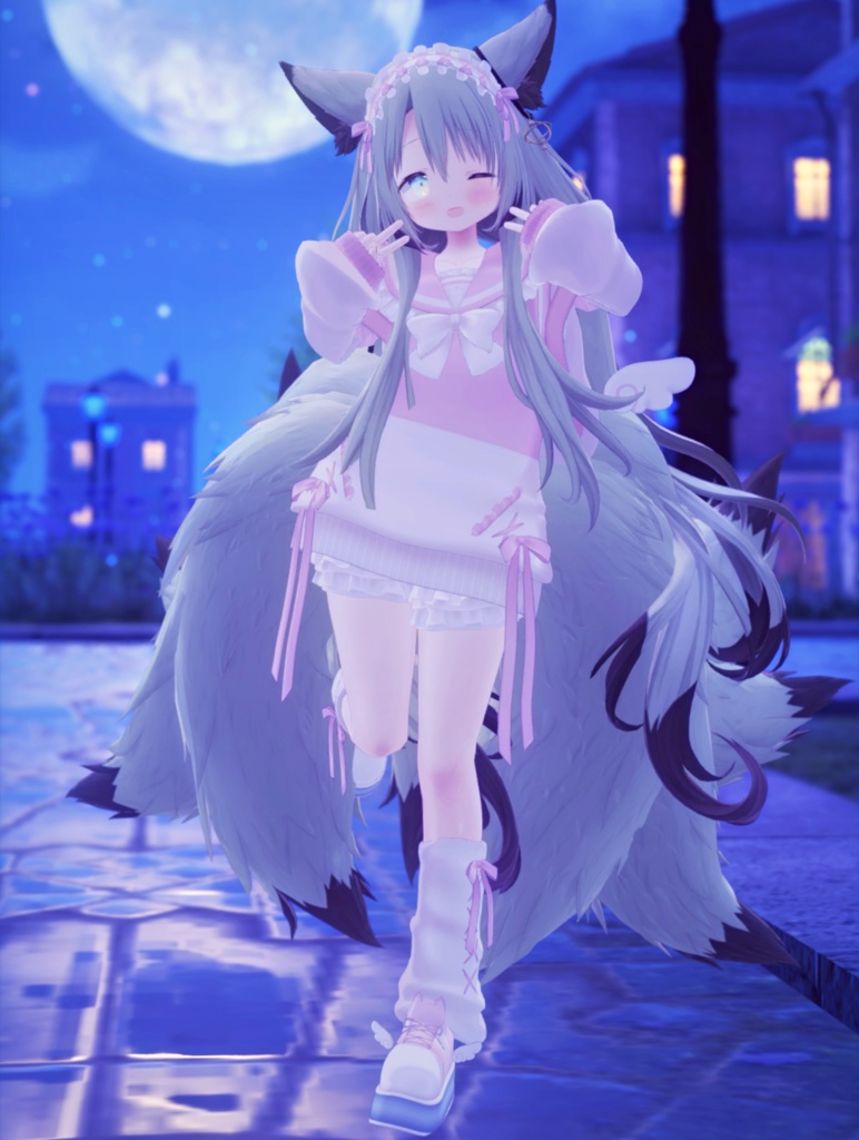 【42アバター対応】ねこてんしこーで