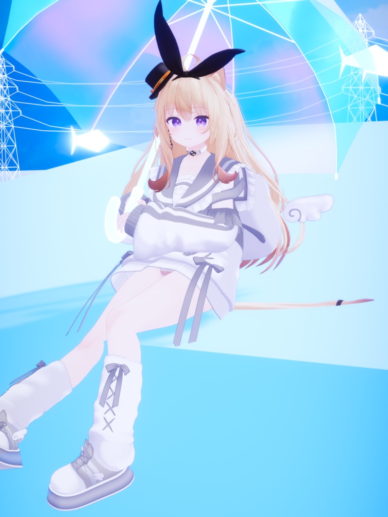 【42アバター対応】ねこてんしこーで