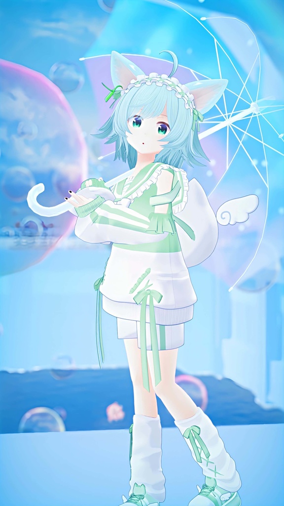 【42アバター対応】ねこてんしこーで