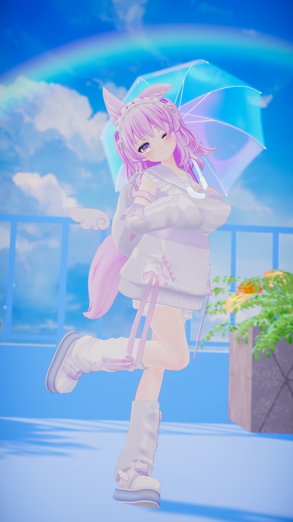 【42アバター対応】ねこてんしこーで