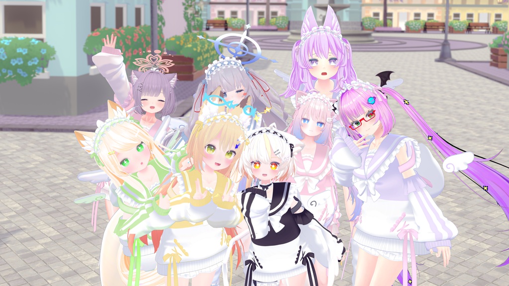 【42アバター対応】ねこてんしこーで