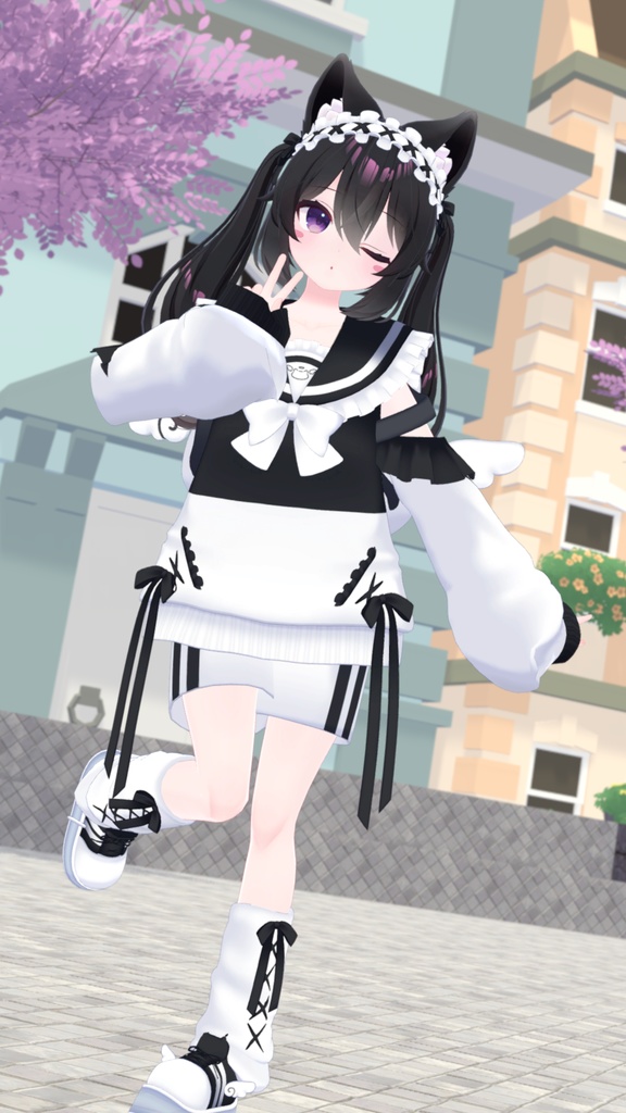 【42アバター対応】ねこてんしこーで