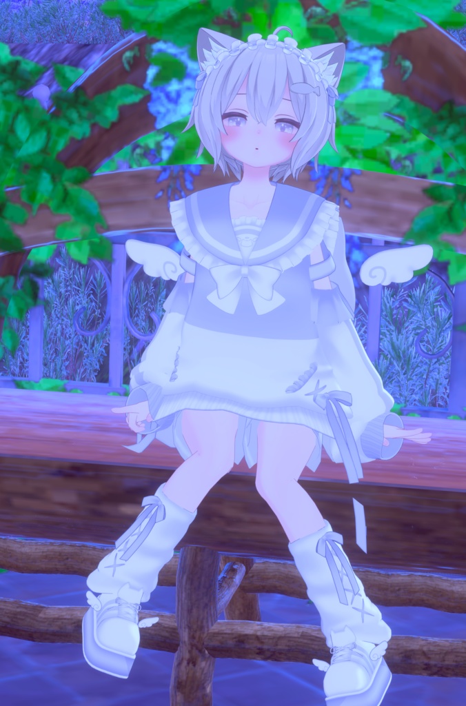 【42アバター対応】ねこてんしこーで