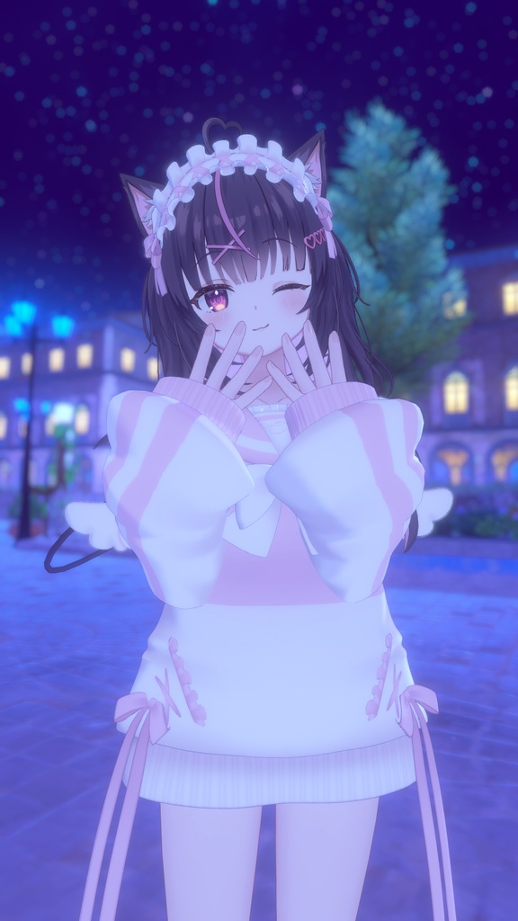 【42アバター対応】ねこてんしこーで