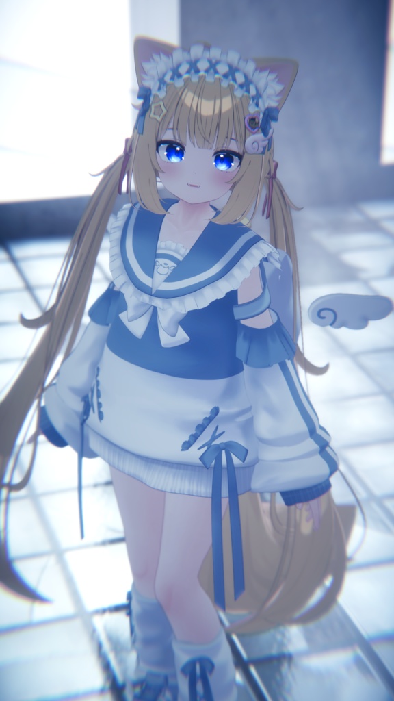 【42アバター対応】ねこてんしこーで