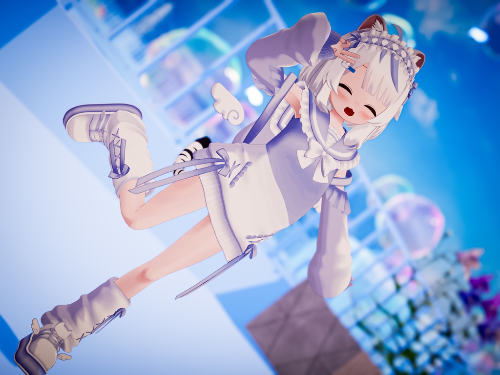 【42アバター対応】ねこてんしこーで