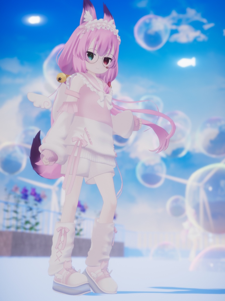 【42アバター対応】ねこてんしこーで