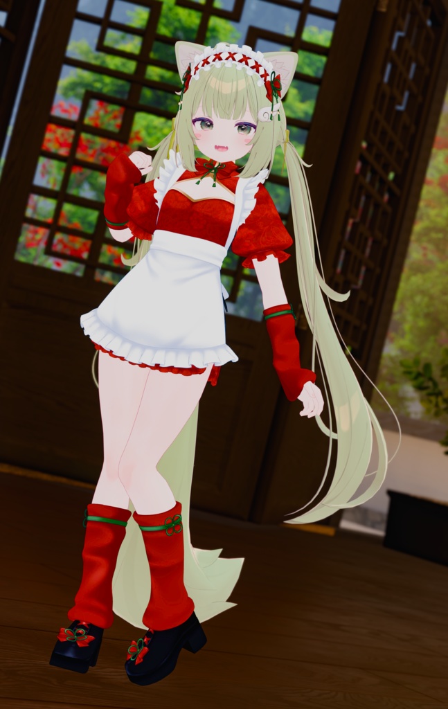 【34アバター対応】ロンファチャイナメイド