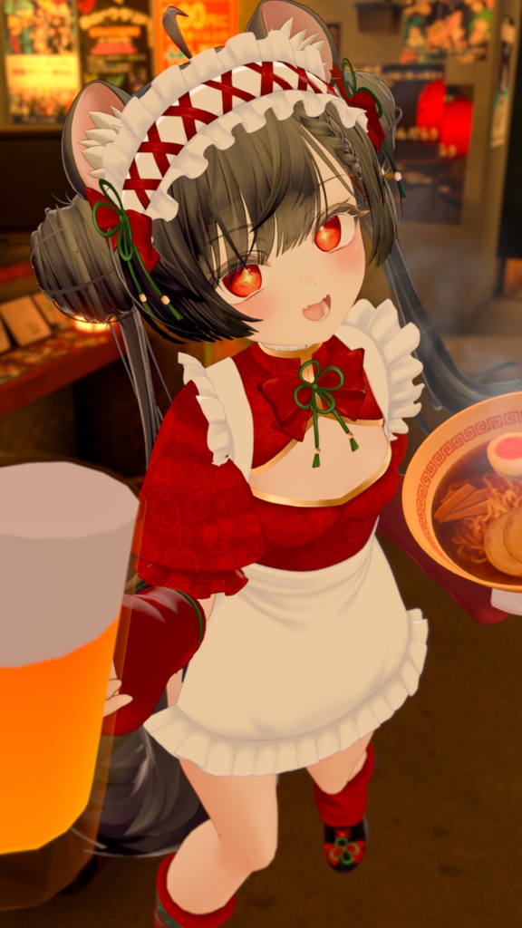 【34アバター対応】ロンファチャイナメイド