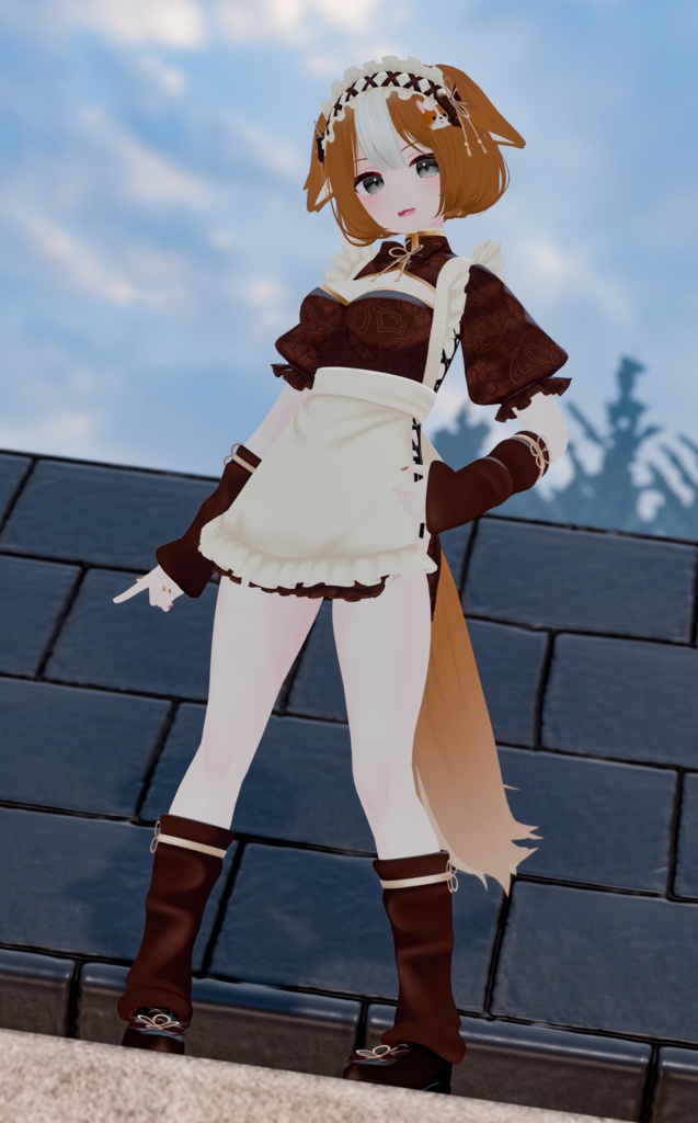 【34アバター対応】ロンファチャイナメイド