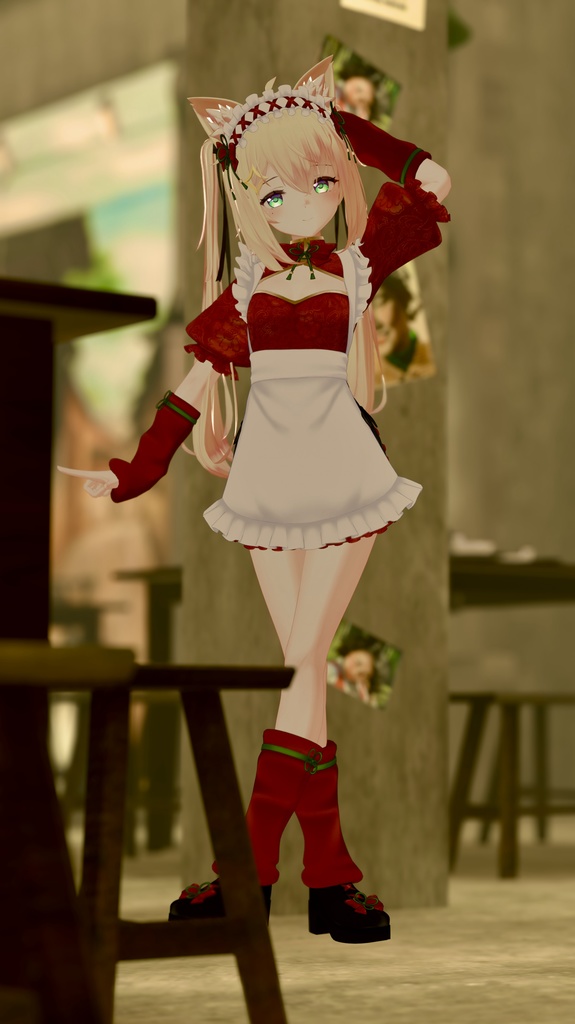 【34アバター対応】ロンファチャイナメイド