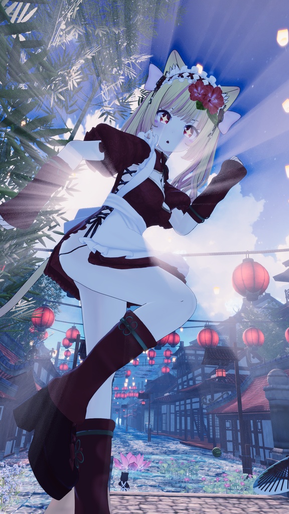 【34アバター対応】ロンファチャイナメイド