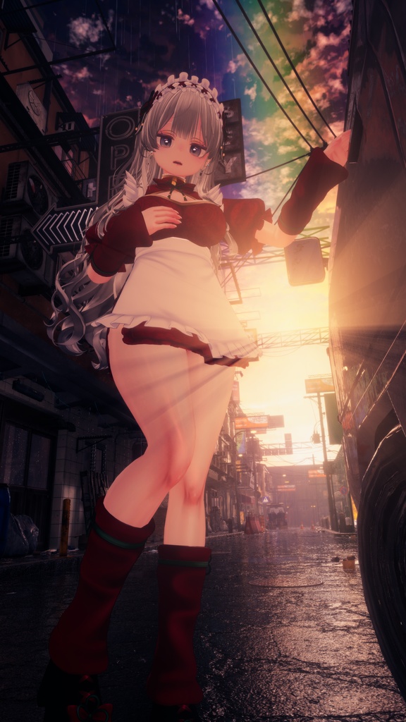 【34アバター対応】ロンファチャイナメイド