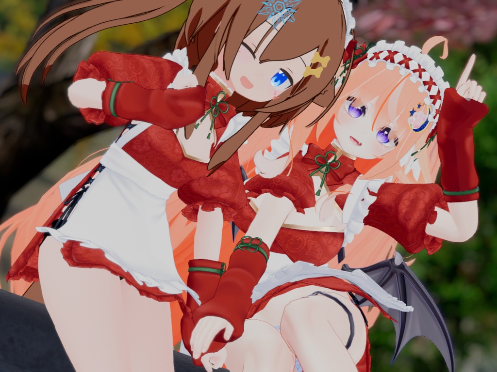 【34アバター対応】ロンファチャイナメイド