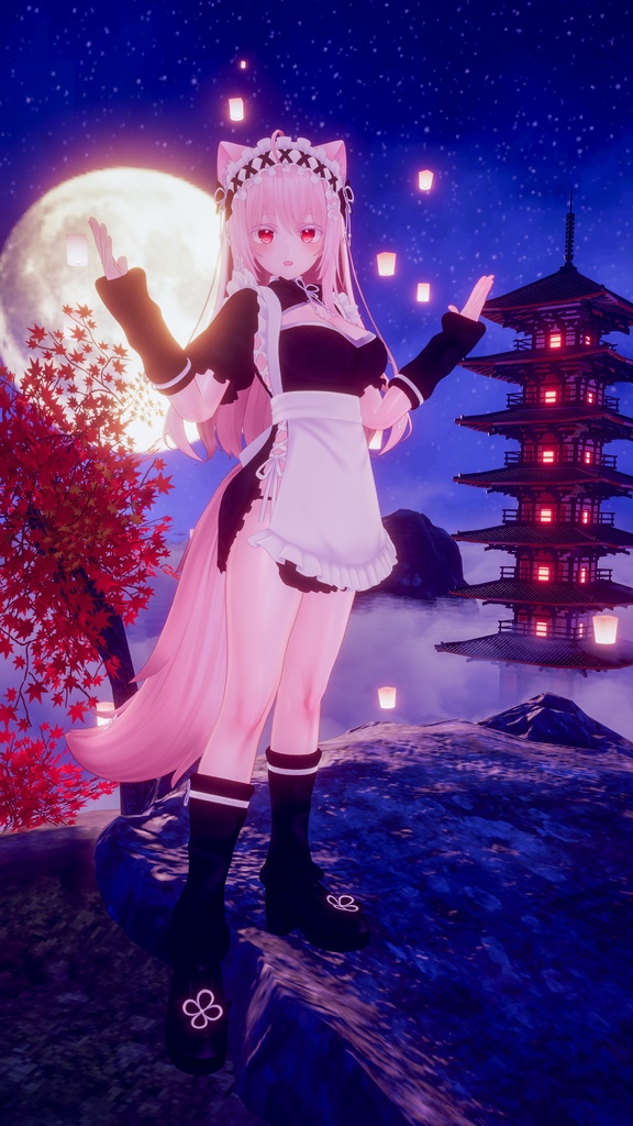 【34アバター対応】ロンファチャイナメイド