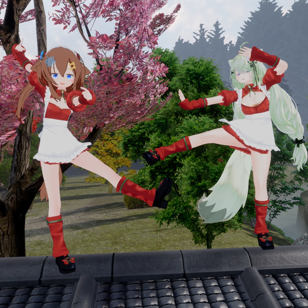 【34アバター対応】ロンファチャイナメイド