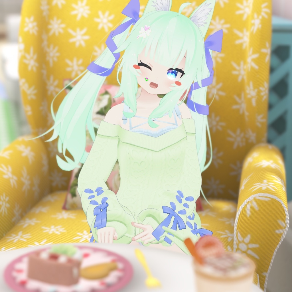 【39アバター対応】あいされりぼんにっと